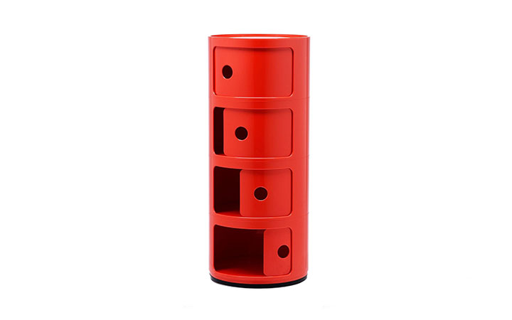 Componibili Round Storage by Kartell Furniture Accessories